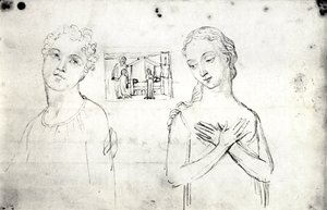 Visionary Heads of Joseph and Mary